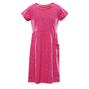 Children's dress ALPINE PRO ZENNO MAGENTA PE VARIANT