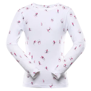 Children's quick-drying T-shirt ALPINE PRO AMADO white variant pa