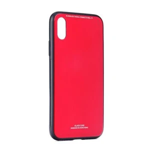 Pouzdro Forcell Glass pro Xiaomi Redmi 8, červená