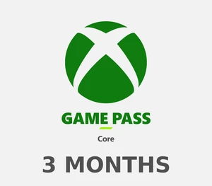 XBOX Game Pass Core 3 Months Subscription Card UK