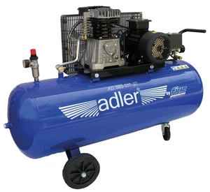 Vzduchový kompresor 200l, 400V, 2,2 kW, 10 bar, olejový, dvouválcový - ADLER AD360-200-3T
