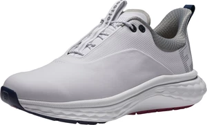 Footjoy Quantum Mens Golf Shoes White/Blue/Pink 43 Pánske golfové topánky