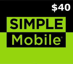 SimpleMobile $40 Gift Card US