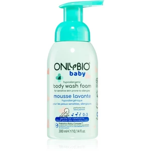 OnlyBio Baby Hypoallergenic čisticí tělová pěna pro děti od narození 300 ml