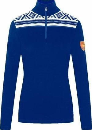 Dale of Norway Cortina Basic Womens Sweater Ultramarine/Off White M Saltador Camiseta de esquí / Sudadera con capucha