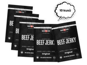 Maso Here - Beef Jerky Originál krabice 10 x 40 g