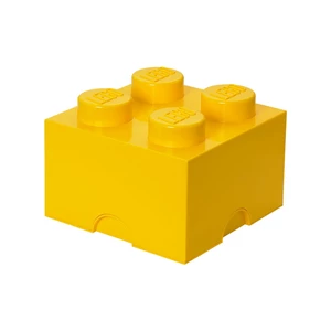 Żółty kwadratowy pojemnik LEGO®