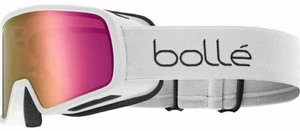 Bollé Nevada Jr Race White Matte/Rose Gold Lyžiarske okuliare