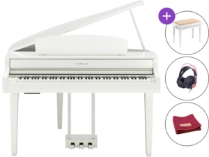 Yamaha CLP-765 GPPWH SET Polished White Piano grand à queue numérique