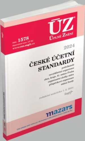 ÚZ 1578 České účetní standardy 2024