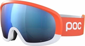 POC Fovea Race Zink Orange/Hydrogen White/Partly Sunny Blue Ochelari pentru schi