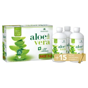 PHARMA ACTIV AloeVeraLife 3 x1000 ml + lipozomální vitaímín C 15 sáčků