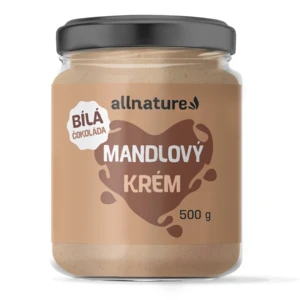 ALLNATURE Mandlový krém s bílou čokoládou 500 g