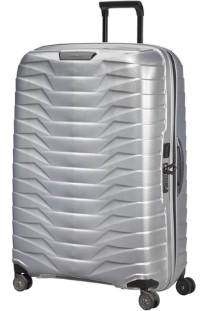 Samsonite Skořepinový cestovní kufr Proxis XL 125 l - stříbrná