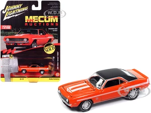 1969 Chevrolet Yenko Camaro Hugger Orange with White Stripes "Mecum Auctions" Limited Edition to 2496 pieces Worldwide "Hobby Exclusive" Series 1/64