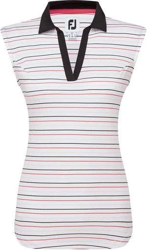 Footjoy Sleeveless Striped Lisle Black M