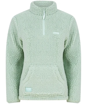 Navitas mikina womens sherpa pullover light green - xxl