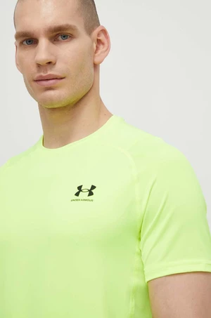 Tréningové tričko Under Armour žltá farba, jednofarebný, 1361683