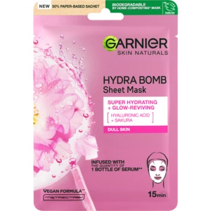 Garnier Skin Naturals textilná maska s výťažkom zo sakury 28 g