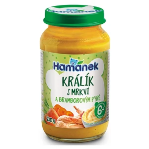 HAMÁNEK Králík s mrkví a bramborovým pyré 6m+ 230 g