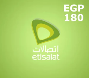 Etisalat 180 EGP Mobile Top-up EG