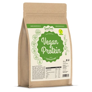 GREENFOOD NUTRITION Low Sugar vegan protein cappuccino 750 g