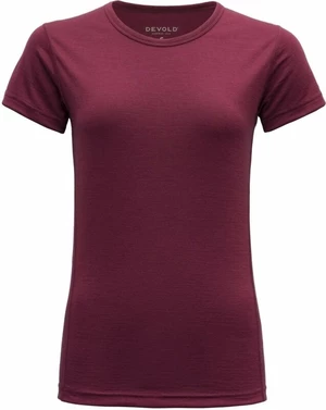 Devold Breeze Merino 150 T-Shirt Woman Beetroot XS Koszula outdoorowa
