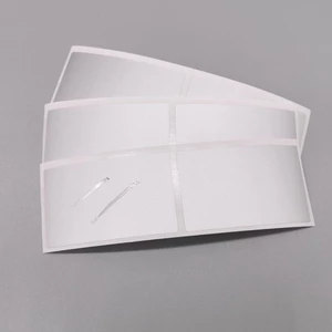 Scratch Off Labels 35x58mm silvery