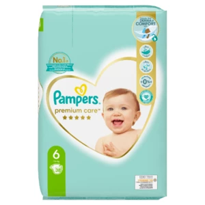 Pampers Premium Care plenky vel. 6, 13+ kg, 38 ks