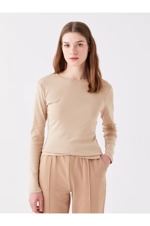LC Waikiki A Crew Neck Long Sleeved Women's T-Shirt