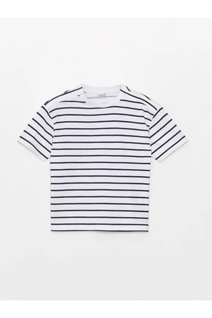LC Waikiki Crew Neck Striped Short Sleeve Boy's T-Shirt