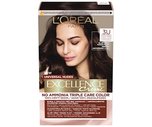 Permanentná farba Loréal Excellence Universal Nudes 3U tmavá hnedá - L’Oréal Paris + darček zadarmo
