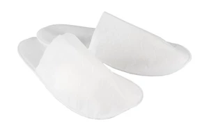 Pantofle Extra Eko-Higiena z netkanej textílie - 1 pár, biele (K/037/001F)