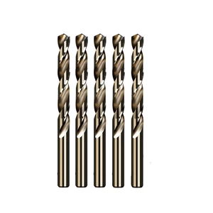 5Pcs 9/9.5/10mm Cobalt High Speed Steel Drill Bit For Stainless Steel Woodworking M35 Twist Drill Bit Drill Hole Cutter