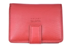 Dámská kožená peněženka Coveri - červená