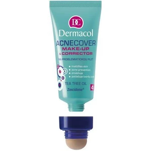 Dermacol Acnecover Make-Up & Corrector 30 ml make-up pre ženy 4 na všetky typy pleti; na mastnú pleť; na problematickú pleť s akné