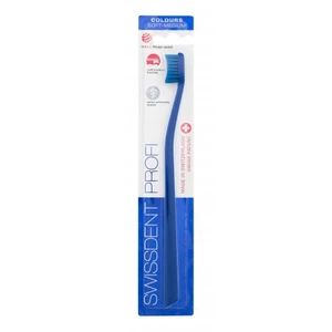 Swissdent Profi Colours Soft Medium 1 ks zubná kefka unisex Blue&Blue