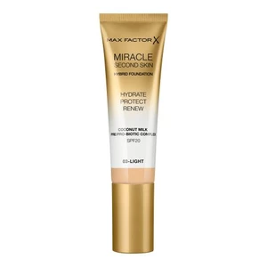 Max Factor Miracle Second Skin SPF20 30 ml make-up pre ženy 03 Light
