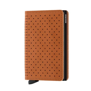 Secrid Slimwallet Perforated - Cognac