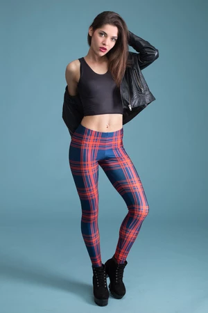 Rock Red Tartan Leggings