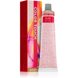 Wella Professionals Color Touch Rich Naturals barva na vlasy odstín 10/81  60 ml