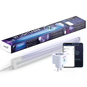 UV lampa Perenio Lightsaber kit, UV lampa + Power Link chytrá WiFi zásuvka UV lampa • dezinfekcia pomocou ultrafialového žiarenia a ozónu • pre miestn