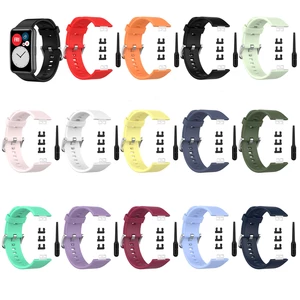 Bakeey Multi-color Silicone Replacement Strap Smart Watch Band For Huawei Watch Fit