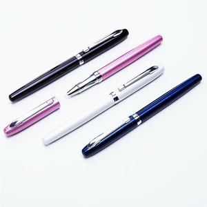 Deli S272 Fountain Pen Ink Pens Absorber Metal Fountain Pen Office Stationery School Writing Gift Business Office Suppli