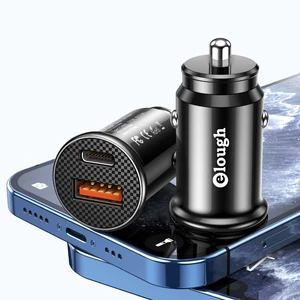 Elough Dual USB Car Charger PD 20W / QC 18W Support QC2.0 / QC3.0 / PD / SCP / FCP/ AFC Fast Charging For iPhone 13 Pro