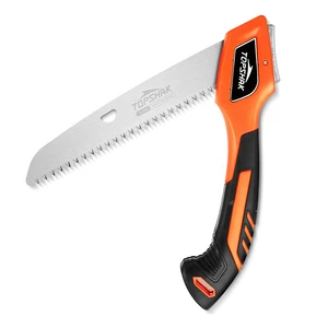 TOPSHAK TS-DS2 8-Inch 210mm Folding Saw SK-5 High Carbon Steel Triple Cut Teeth Japanese Pull Saw