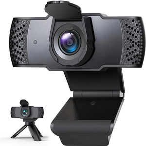 PRIPASO HD 1080P Computer USB Camera Auto focus Manual Focus Beauty Camera for Live Online Class Video Conference