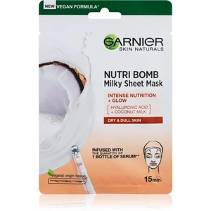 Garnier Skin Naturals Nutri Bomb vyživujúca plátienková maska pre rozjasnenie pleti 28 g
