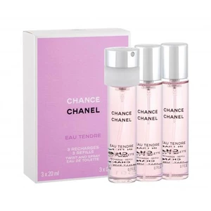 Chanel Chance Eau Tendre 3x 20 ml 20 ml toaletní voda pro ženy