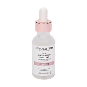 Revolution Skincare Skincare 10% Niacinamide + 1% Zinc 30 ml pleťové sérum pro ženy na smíšenou pleť; na mastnou pleť; na problematickou pleť s akné